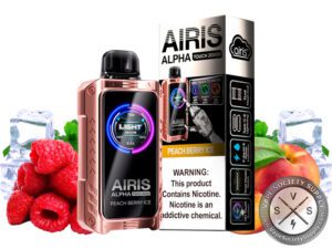 AIRIS Alpha Touch 20K Puffs Disposable Vape Peach Berry Ice
