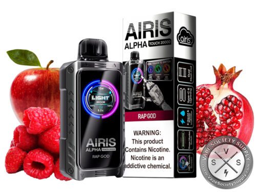 AIRIS Alpha Touch 20K Puffs Disposable Vape Rap God