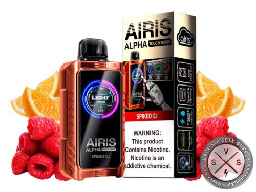AIRIS Alpha Touch 20K Puffs Disposable Vape Spiked OJ