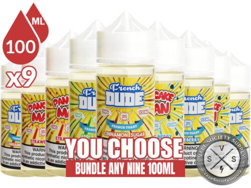 French Dude&Pancake Man Bundle 9 100ml (900ml)