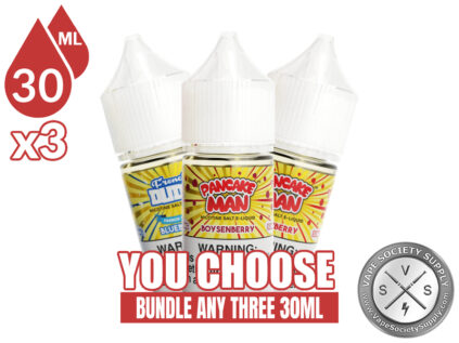 Pancake Man French Dude Salt Bundle 3x30ml (90ml)