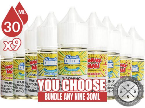 Pancake Man French Dude Salt Bundle 9x30ml (270ml)