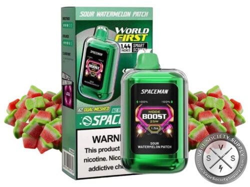 SMOK Spaceman Nebula Disposable Vape – 25000 Puffs Sour Watermelon Patch