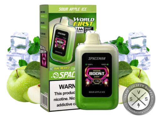SMOK Spaceman Nebula Disposable Vape – 25000 Puffs Sour apple ice