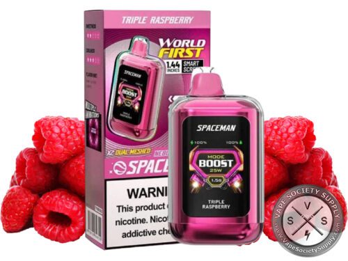 SMOK Spaceman Nebula Disposable Vape – 25000 Puffs Triple Raspberry
