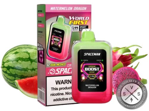SMOK Spaceman Nebula Disposable Vape – 25000 Puffs Watermelon Dragon