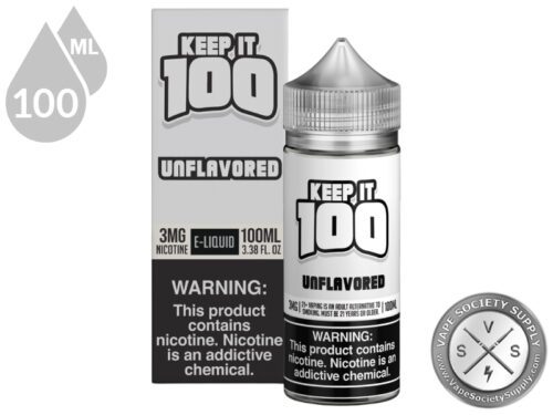 Unflavored KEEP IT 100 E-Liquid (1)