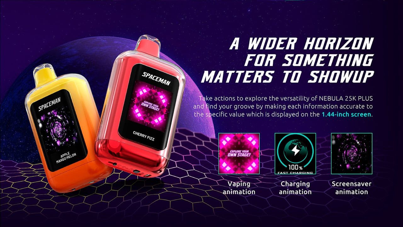Spaceman Nebula 25K Plus disposable vape 25000 puffs