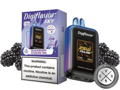 DigiFlavor SKY 25k Disposable Vape _ 25k Puffs Blackberry Fcuking Fab
