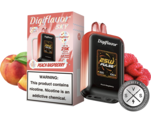 DigiFlavor SKY 25k Disposable Vape _ 25k Puffs Peach Raspberry
