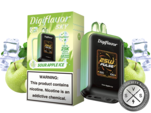 DigiFlavor SKY 25k Disposable Vape _ 25k Puffs Sour Apple Ice