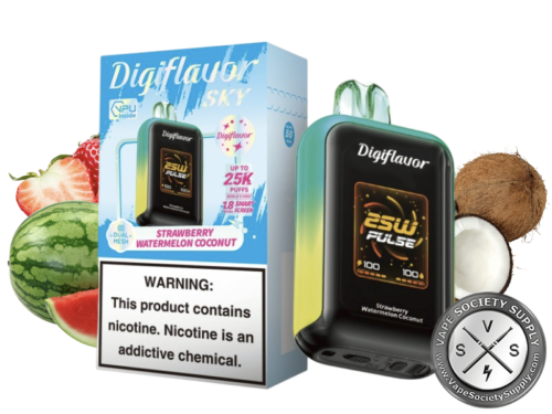 DigiFlavor SKY 25k Disposable Vape _ 25k Puffs Strawberry Watermelon Coconut