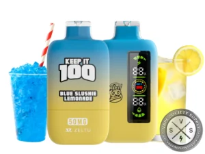 KEEP IT 100 Disposable 20k Puffs Blue Slushie Lemonade