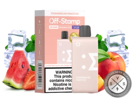 Off-Stamp SW16000 Disposable Vape _ 16K Puffs Strawmelon Peach Ice