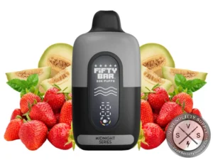 Fifty Bar Disposable Vape _ 20K Puffs Sour Strawberry Melon