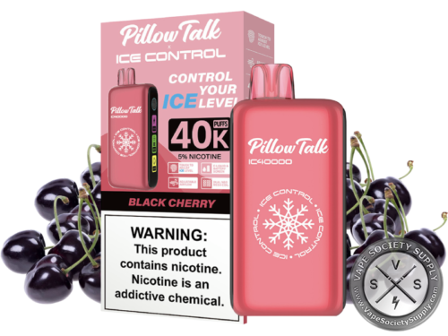 Pillow Talk Ice Control IC40000 Puffs Disposable Black Cherry