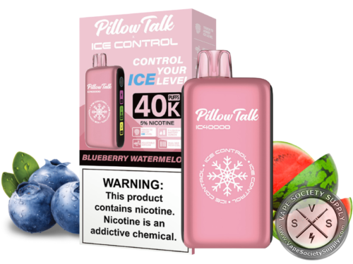 Pillow Talk Ice Control IC40000 Puffs Disposable Blueberry Watermelon