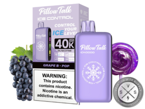 Pillow Talk Ice Control IC40000 Puffs Disposable Grape B - Pop