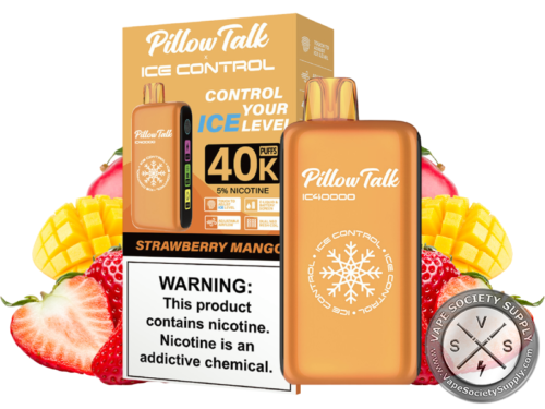 Pillow Talk Ice Control IC40000 Puffs Disposable Strawberry Mango