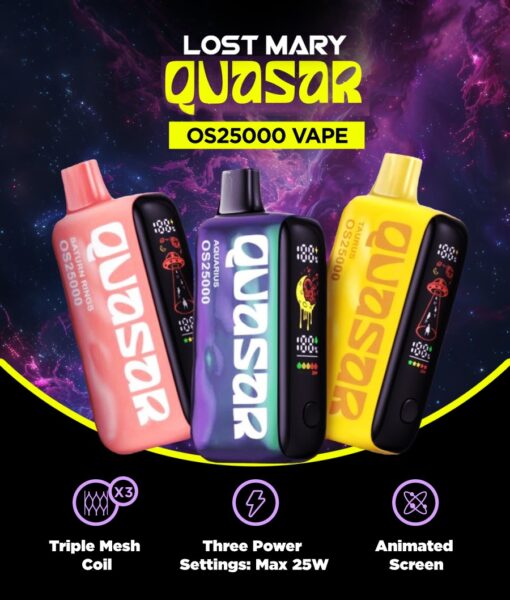 elf bar vape uk Lost Mary Quasar OS25000 Vape main image 0