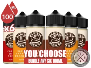 BARISTA BREW Co. E-Liquid Bundle 6 100ml (600ml)