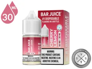 Cherry Lemon by Bar Juice Salt 30ml bottle and box