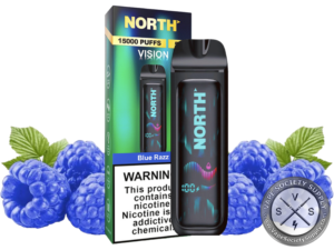 North Vision 15K Puffs Disposable Blue Razz