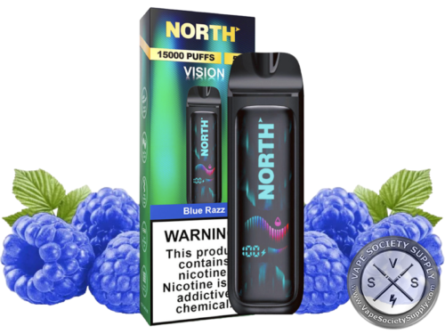 North Vision 15K Puffs Disposable Blue Razz