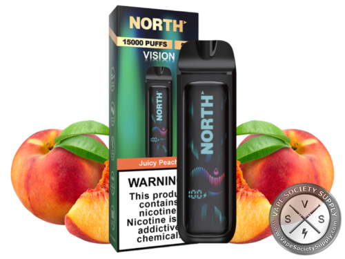 North Vision 15K Puffs Disposable Juicy Peach