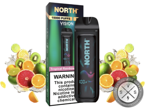 North Vision 15K Puffs Disposable Tropical Rainbow Blast