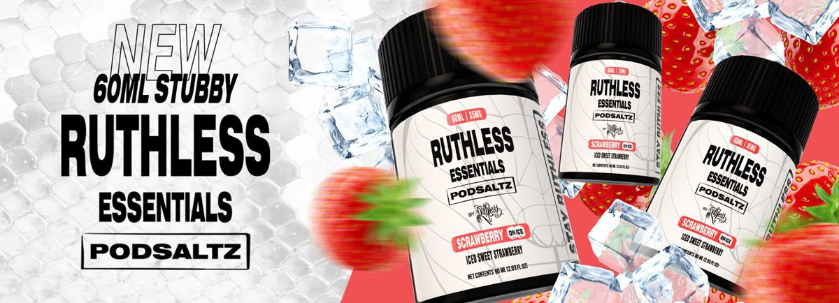 Scrawberry on Ice RUTHLESS ESSENTIALS SALT