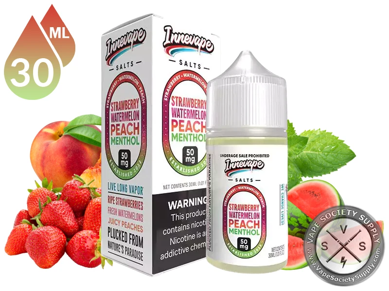Strawberry Watermelon Peach Menthol INNEVAPE SALTS