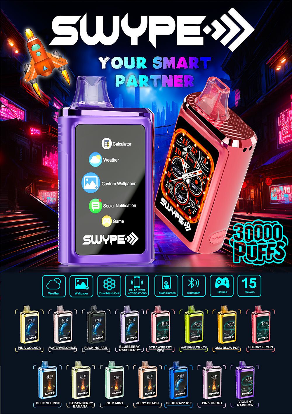 Swype Disposable Vape 30K Puffs