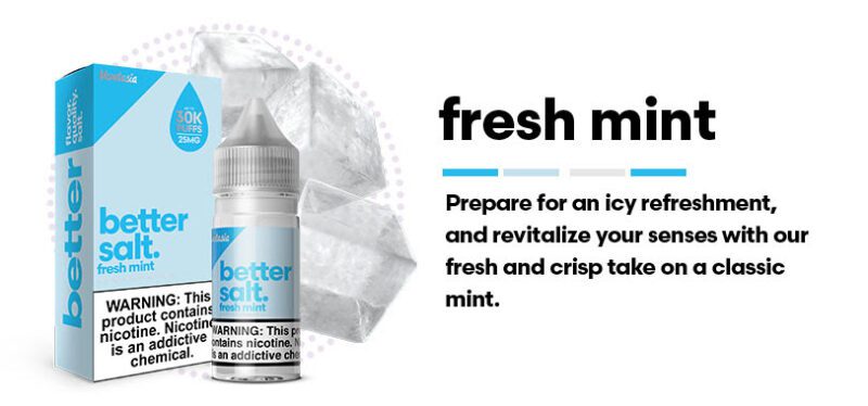 Vape Juice Better Salt Miami Mint EJuice - EJuice BOGO Nic Juice