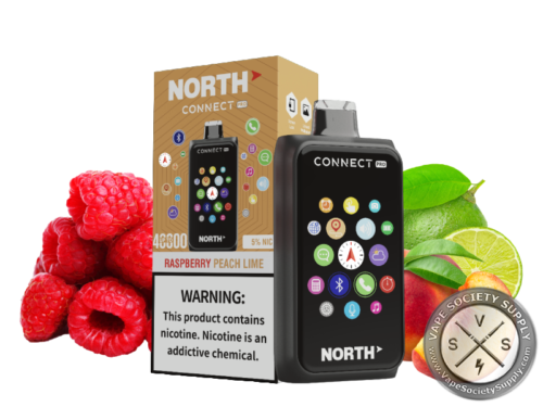 North Connect Pro 40K Puffs 20ML Disposable Raspberry Peach Lime