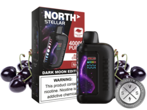 North Stellar Dark Moon Edition 40K Puffs 20ML Disposable Black Cherry