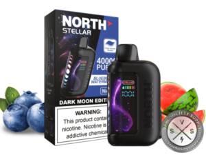 North Stellar Dark Moon Edition 40K Puffs 20ML Disposable Blueberry Watermelon