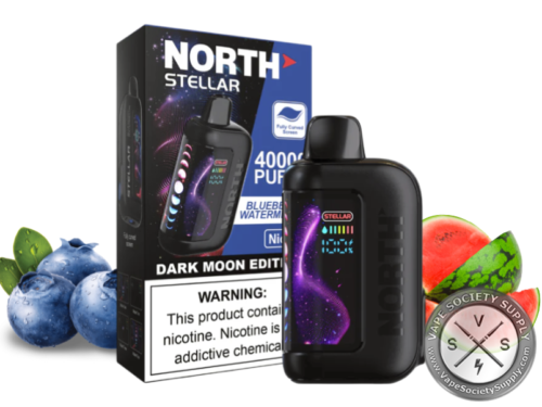 North Stellar Dark Moon Edition 40K Puffs 20ML Disposable Blueberry Watermelon