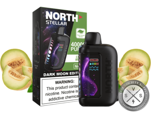 North Stellar Dark Moon Edition 40K Puffs 20ML Disposable Crazy Melon