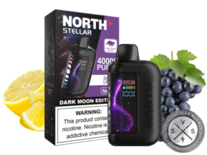 North Stellar Dark Moon Edition 40K Puffs 20ML Disposable Grape Lemon