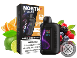 North Stellar Dark Moon Edition 40K Puffs 20ML Disposable Lime berry orange