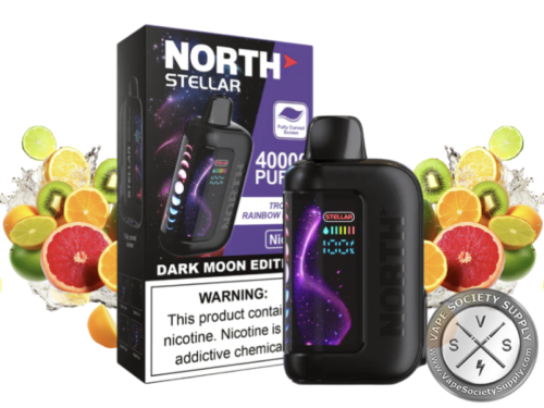 North Stellar Dark Moon Edition 40K Puffs 20ML Disposable Tropical Rainbow Blast
