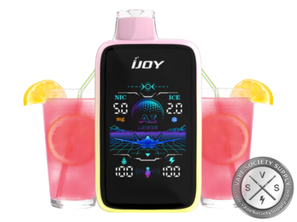 iJoy Uranus Mate 40K Puffs 20ML Disposable Device With Nic + Ice Control & AI Generating Mode Pink Lemonade