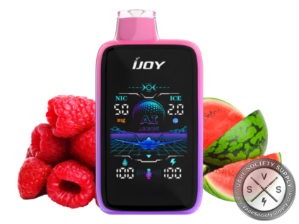 iJoy Uranus Mate 40K Puffs 20ML Disposable Device With Nic + Ice Control & AI Generating Mode Raspberry Watermelon