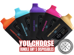 [5-Pack] BLVK BAR Disposable Vape _ 20000 Puffs