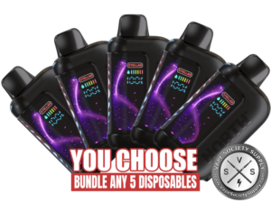 [5-Pack] North Stellar Dark Moon Edition Disposable _ 40K Puffs