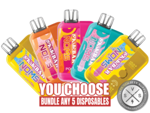 [5-Pack] Sugarbar Noms Disposable Vape _ 18K Puffs