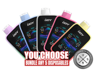 [5-Pack] iJoy URANUS Mate 40K Disposable Bundle