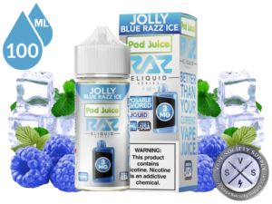 Jolly Blue Razz Ice Pod Juice x RAZ