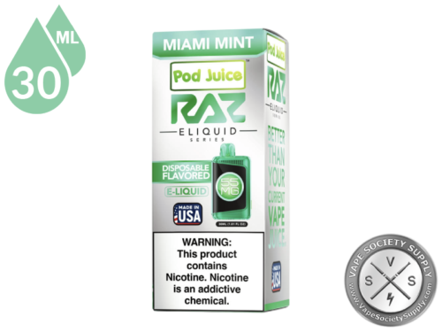 Miami Mint Pod Juice x RAZ Salt-3